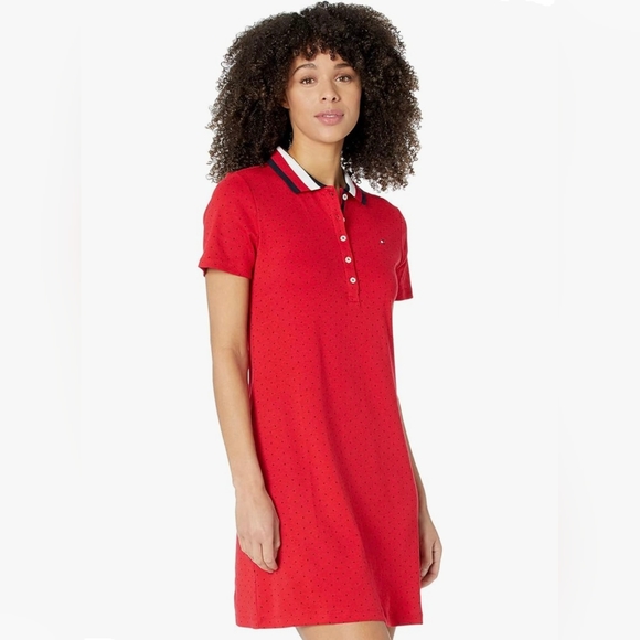 Tommy Hilfiger Dresses & Skirts - Tommy Hilfiger NWT Micro Polka Dot Polo Dress